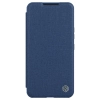 Nillkin Qin Cloth Pro Case etui Samsung Galaxy S23+ pokrowiec z klapką osłona na aparat niebieskie