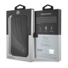 Etui Mercedes Leather Wave Patern na iPhone 15 - czarne