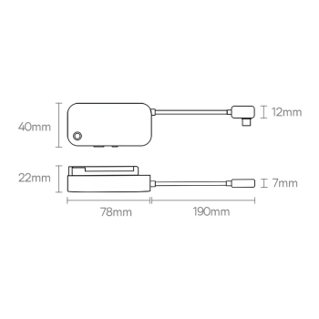 Uniwersalny HUB USB do tabletu / smartfona 4w1 USB-C Baseus PadJoy - ciemnoszary