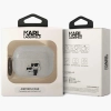 Etui Karl Lagerfeld Glitter Karl&Choupette na AirPods Pro 2 - przezroczyste