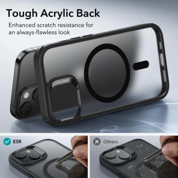Etui ESR Classic Hybrid Halolock MagSafe na iPhone 15 Plus - matowo-czarne