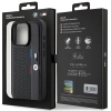 Etui BMW Perforated Tricolor Line na iPhone 15 Pro Max - czarne