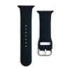 Silicone Strap APS silikonowa opaska do Watch 9 / 8 / 7 / 6 / 5 / 4 / 3 / 2 / SE (41 / 40 / 38mm) pasek bransoleta do zegarka czarny