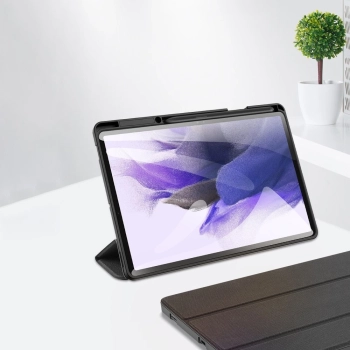 DUX DUCIS Domo składany pokrowiec etui na tablet z funkcją Smart Sleep podstawka Samsung Galaxy Tab S7 FE / Tab S7+ (S7 Plus) / Tab S8+ (S8 Plus) czar