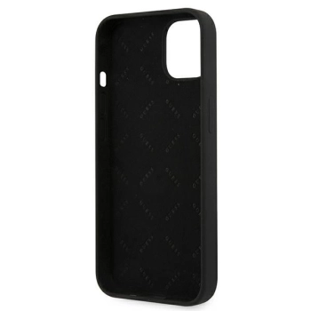 Etui Guess Silicone 4G Logo na iPhone 13 - czarne