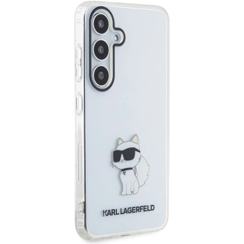 Etui Karl Lagerfeld IML Choupette na Samsung Galaxy S24 - przezroczyste