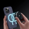 Dux Ducis Naples etui do iPhone 13 Pro Max skórzany pokrowiec (kompatybilny z MagSafe) niebieski