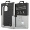 Etui Mercedes Leather Stars Pattern na iPhone 14 Pro Max - czarne