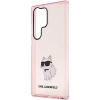Etui Karl Lagerfeld Ikonik Choupette na Samsung Galaxy S23 Ultra - różowe
