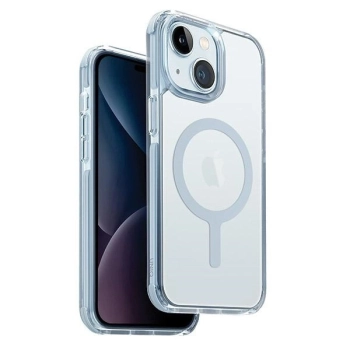 Etui UNIQ Combat Magclick Charging na iPhone 15 Plus / 14 Plus - jasnoniebieskie