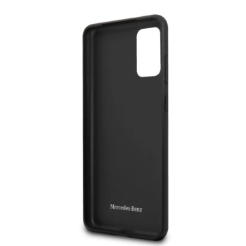 Etui Mercedes Wood Line Walnut na Samsung Galaxy S20+ - brązowe