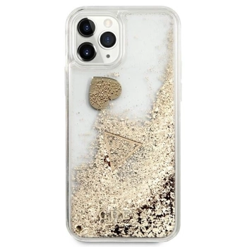 Etui Guess Glitter Charms na iPhone 11 Pro - złote