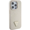 Etui Guess Croco Triangle Metal Logo do iPhone 15 Pro Max - złote