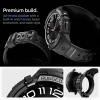 Etui z paskiem Spigen Rugged Armor Pro na Samsung Galaxy Watch 6 Classic (43 mm) - czarne