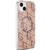 Etui Guess IML GCube MagSafe na iPhone 15 Plus / 14 Plus - brązowe