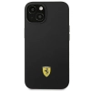 Etui Ferrari Silicone Metal Logo na iPhone 14 Plus - czarne