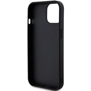 Etui Guess Rhinestone Metal Logo na iPhone 15 - żółte