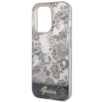 Etui Guess Porcelain Collection na iPhone 14 Pro Max - szare
