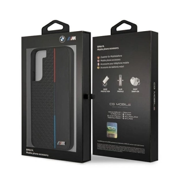 Etui BMW M Collection Triangles na Samsung Galaxy S22+ - czarne