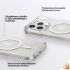 Etui PanzerGlass HardCase z MagSafe z D3O i certyfikatem Military Grade na iPhone 15 Pro - przezroczyste