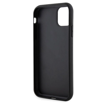 Etui Karl Lagerfeld Glitter Choupette Patch na iPhone 11 / Xr - czarne