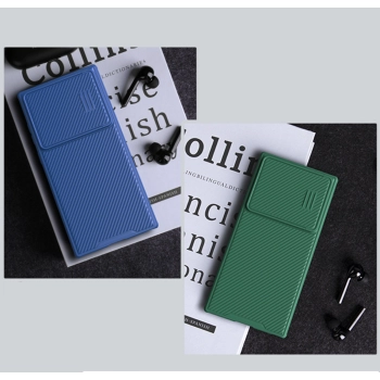 Nillkin CamShield S Case etui Samsung Galaxy S23 Ultra pancerny pokrowiec osłona na aparat zielone