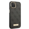 Etui Guess 4G Logo Plate MagSafe na iPhone 13 - czarne