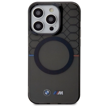 Etui BMW Pattern MagSafe na iPhone 15 Pro Max - szare