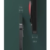 Kingxbar Sweet Series żelowe etui ozdobione oryginalnymi Kryształami Swarovskiego z podstawką iPhone 12 mini czarny