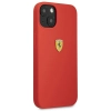Etui Ferrari Silicone na iPhone 13 mini - czerwone