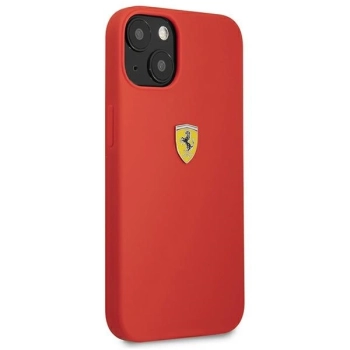 Etui Ferrari Silicone na iPhone 13 mini - czerwone