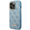 Etui Guess 4G Vintage Gold Logo na iPhone 14 Pro Max - niebieskie