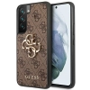 Etui Guess 4G Big Metal Logo na Samsung Galaxy S22 - brązowe