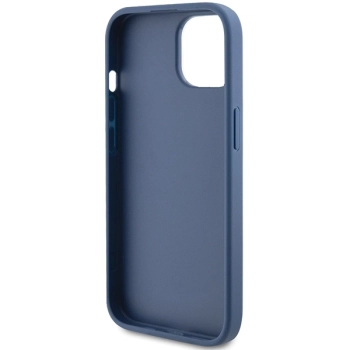 Etui Guess 4G Big Metal Logo na iPhone 15 / 14 / 13 - niebieskie