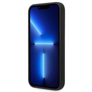 Etui BMW Silicone Metal Logo na iPhone 14 Pro - czarne