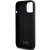 Etui Karl Lagerfeld Silicone Choupette Metal Pin na iPhone 15 - czarne