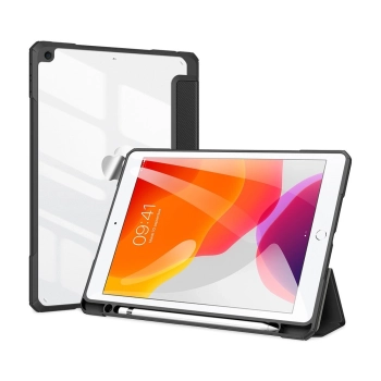 Dux Ducis Toby pancerne etui z klapką Smart Case do iPad 10.2'' 2021 / iPad 10.2'' 2020 / iPad 10.2'' 2019 z uchwytem na Apple Pencil czarny