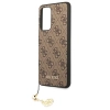 Etui Guess 4G Charms Collection na Samsung Galaxy A53 5G - brązowe