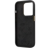 Etui Guess Silicone Logo Strass 4G na iPhone 14 Pro - czarne