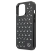 Etui Mercedes Silver Stars Pattern na iPhone 13 Pro Max - czarne