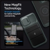 Etui Spigen Optik Armor Mag z MagSafe na iPhone 15 Pro - ciemnozielone