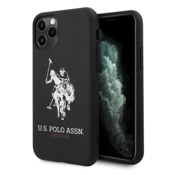 Etui U.S. Polo Assn. Silicone Collection na iPhone 11 Pro - czarne