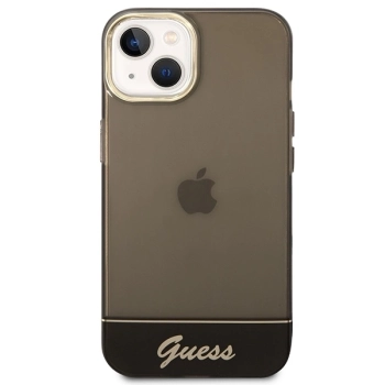 Etui Guess Translucent na iPhone 14 - czarne