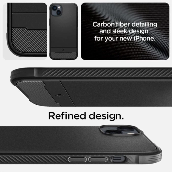 Etui Spigen Rugged Armor Mag z MagSafe na iPhone 14 - czarny mat
