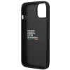 Etui BMW Leather Stamp Tricolor na iPhone 14 Plus - czarne