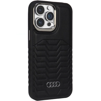 Etui Audi Synthetic Leather z MagSafe na iPhone 14 Pro Max - czarne