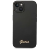 Etui Guess Silicone Vintage Gold Logo na iPhone 14 Plus - czarne