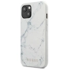 Etui Guess Marble Collection na iPhone 13 mini - białe