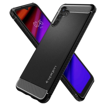 Etui Spigen Rugged Armor na Samsung Galaxy A04S / A13 5G - czarny mat