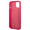 Etui Guess Saffiano 4G Small Metal Logo na iPhone 13 mini - różowe